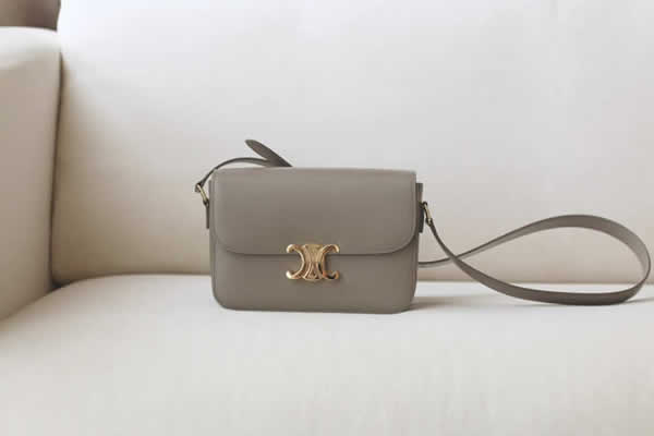 Fake Celine Khaki Triomphe High Quality Discount Handbags Outlet